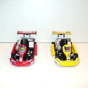 Lot of 2 GearUp Hunter Power Karts Racers Kintoy Diecast Vehicles Pull-Back